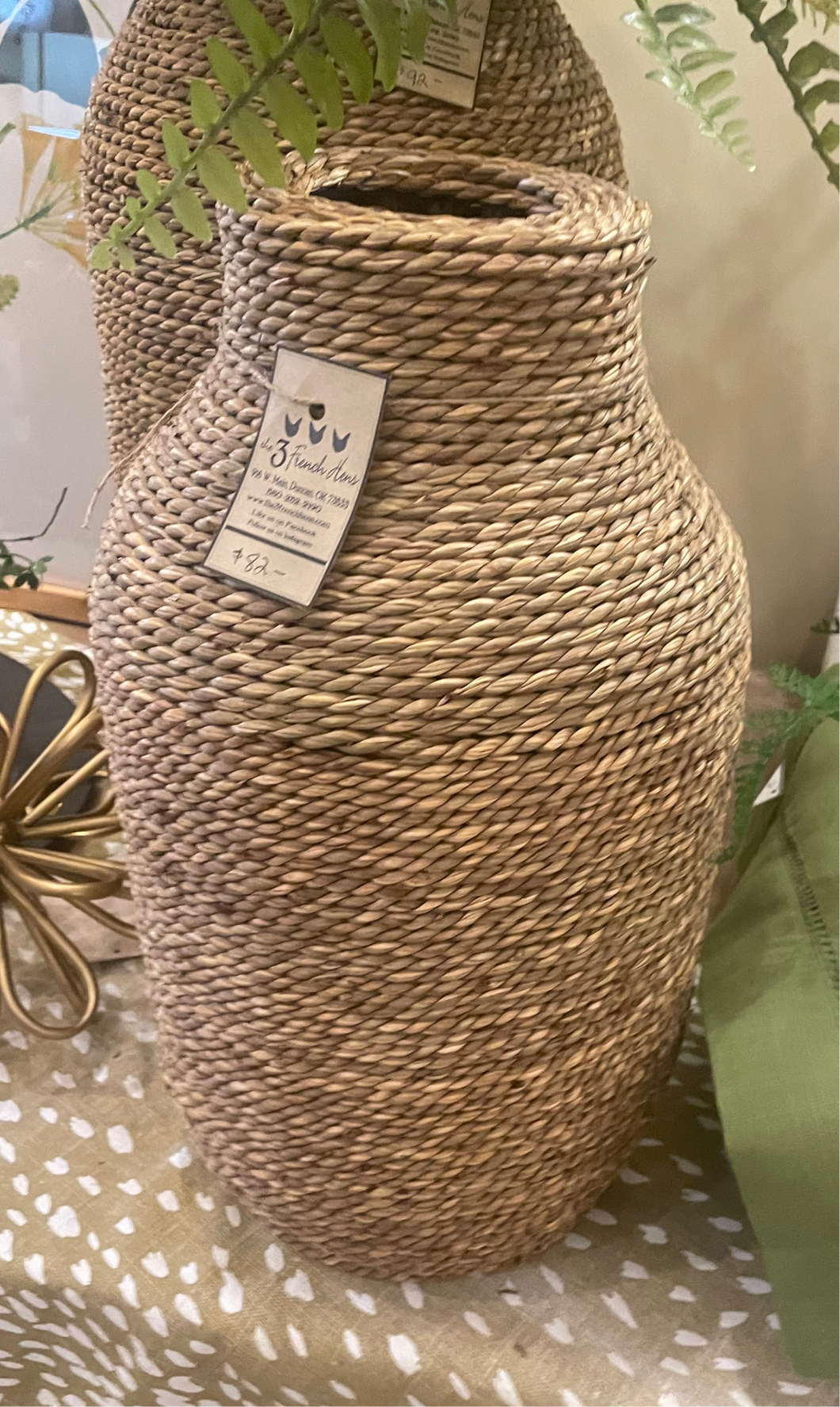 Wicker Vase -